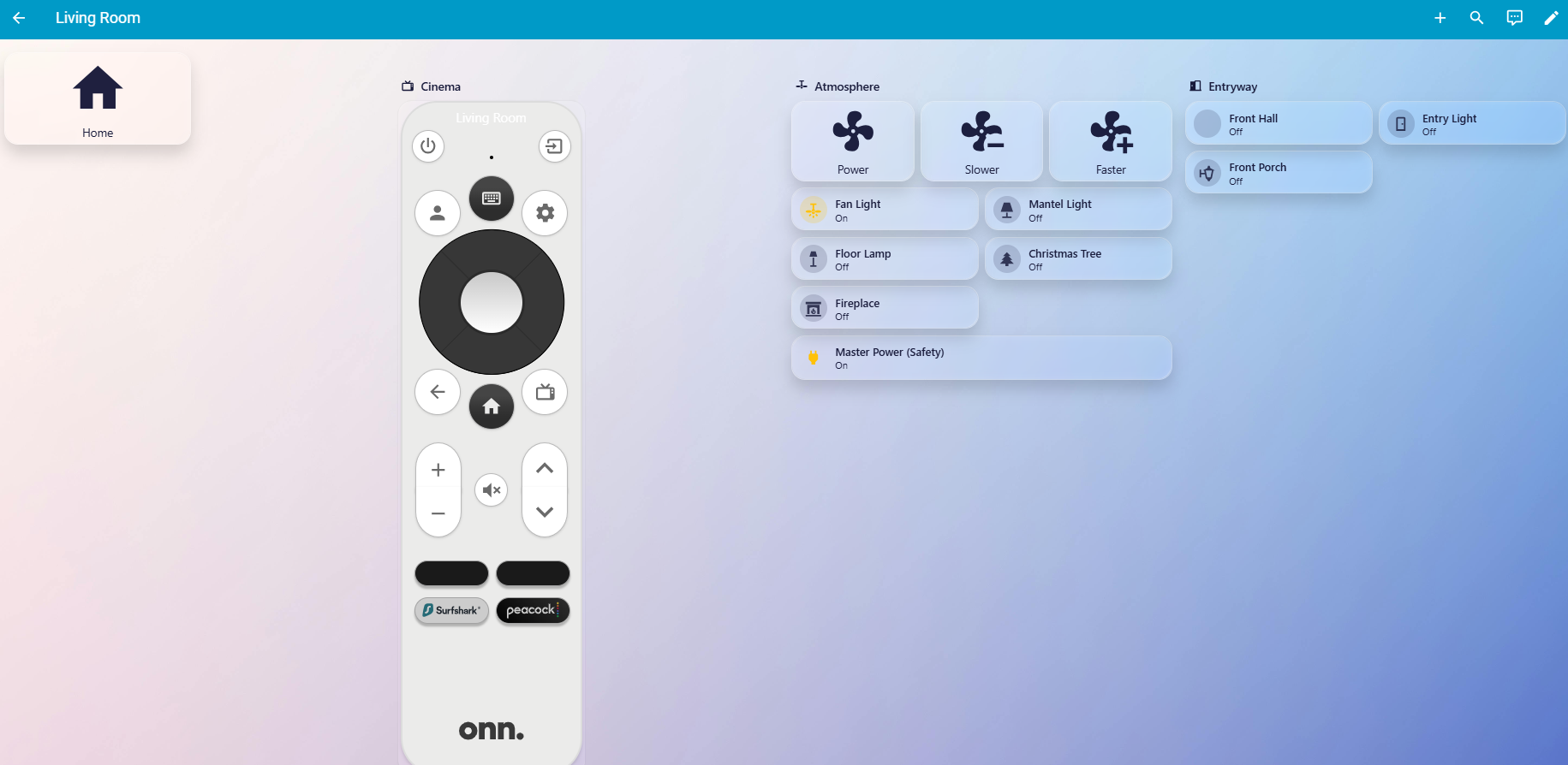 Mobile Control Interface